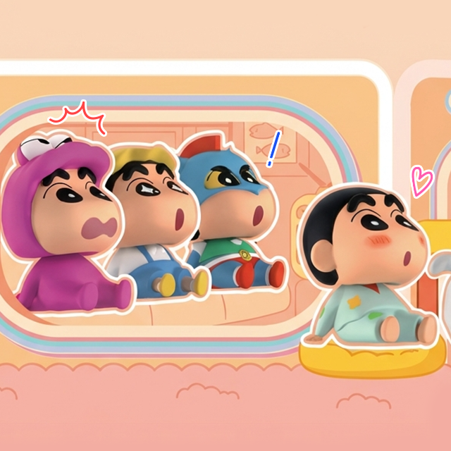 짱구 흔들흔들 시팅 피규어 랜덤박스