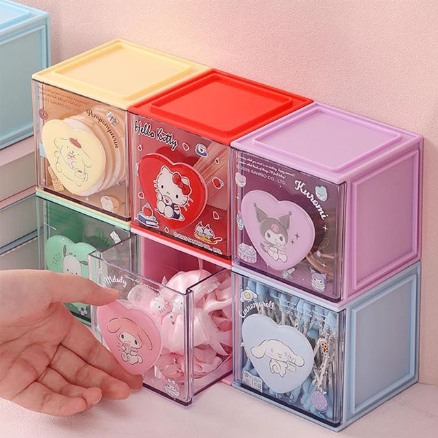 산리오 하트 수납함