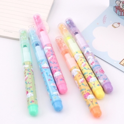 산리오 스팽글 별 형광펜 6색