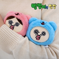 끼꼬 탈을 쓴 빵빵이 핫팩인형