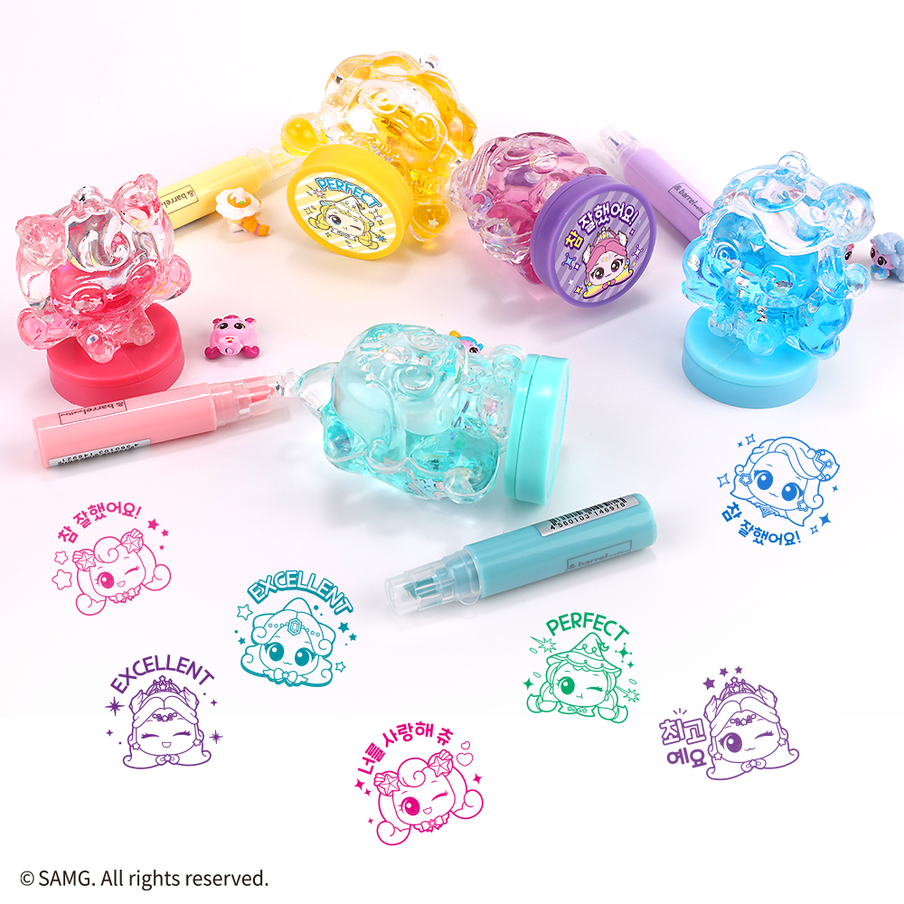 티니핑 워터 스탬프 (12개 1세트)