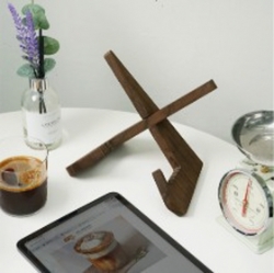 단단한 원목 우드 책 서재 거치대 독서대