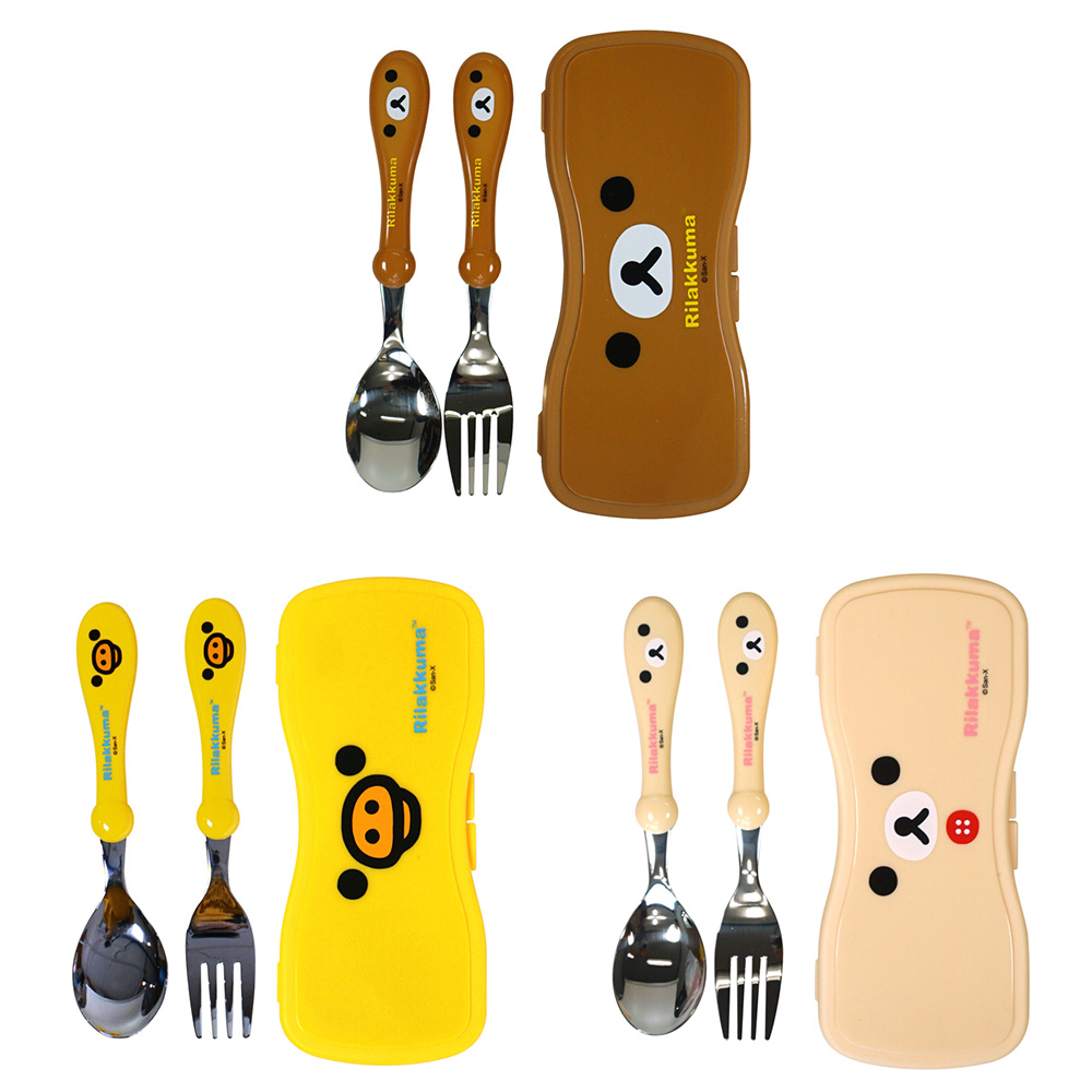 리락쿠마 얼굴 뉴스푼포크케이스 (랜덤발송)