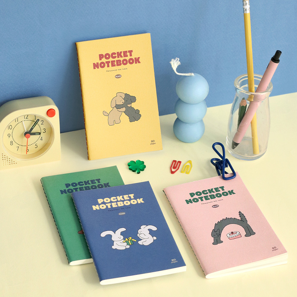 포켓노트 v.3 - 플레인 무 수첩 미니