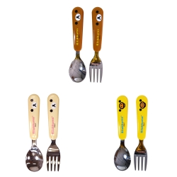 리락쿠마 얼굴 스푼포크세트 (랜덤발송)