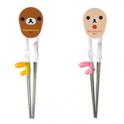 리락쿠마 얼굴 스텐교정젓가락 1단계 (랜덤발송)