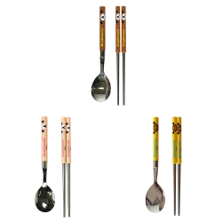 리락쿠마 슬림수저세트(얼굴) (랜덤발송)