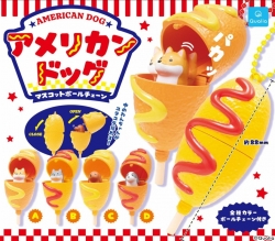 캡슐_아메리칸 핫도그 키링 4종 (30개 1세트)