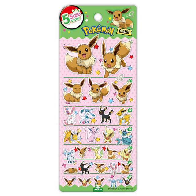 포켓몬 5사이즈 스티커_이브이