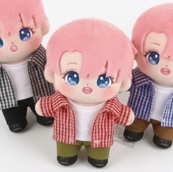 인형용 깅엄 체크셔츠 (랜덤)