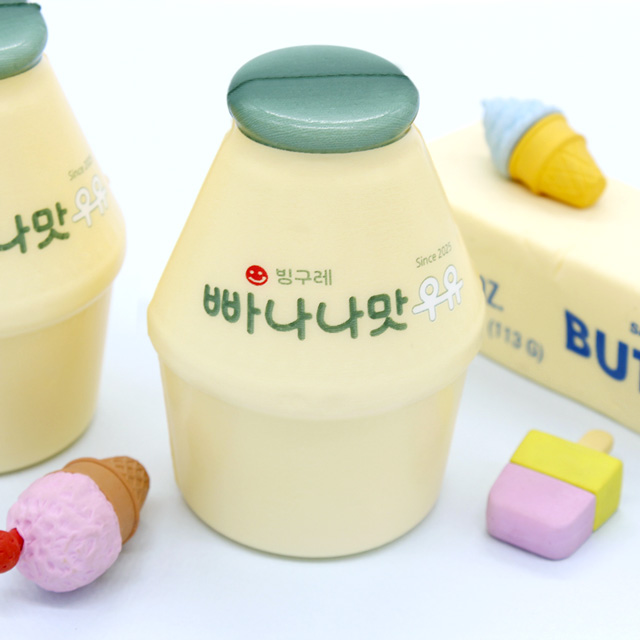 빠나나맛 우유 스퀴시 