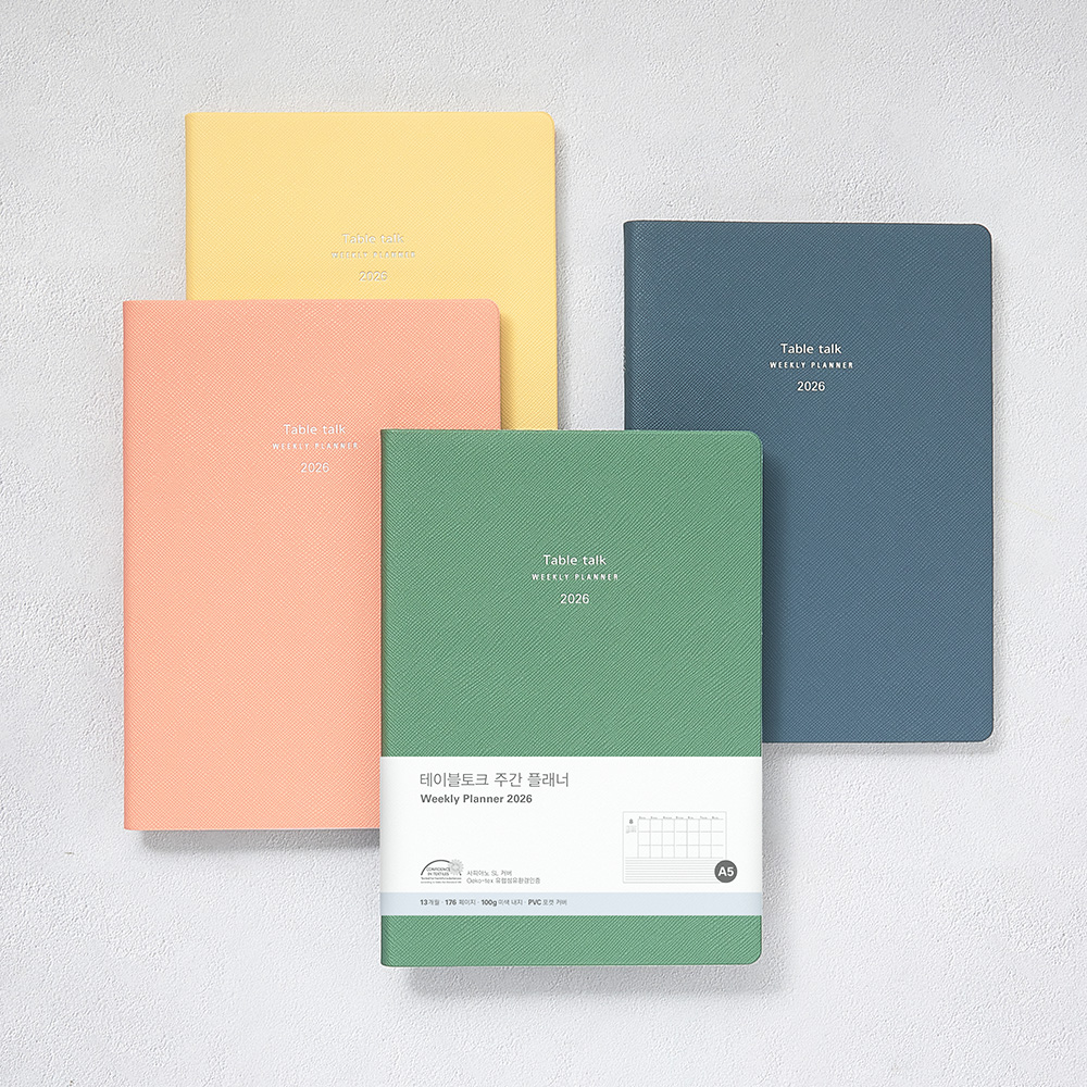 (패키지훼손)(2026 날짜형) 위클리 플래너 2026 A5_주간 다이어리 스케쥴러