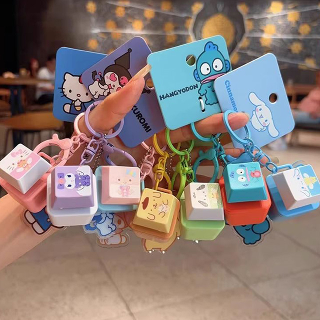 (패키지훼손)산리오 키보드 피젯 키링