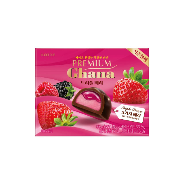 [시즌한정] 프리미엄 가나 트리플 베리 68g