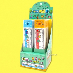 포켓몬 픽셀아트 15cm 자 (40개 1세트)