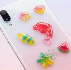 워터멜론 미니 봉봉스티커_그라데이션 (랜덤)