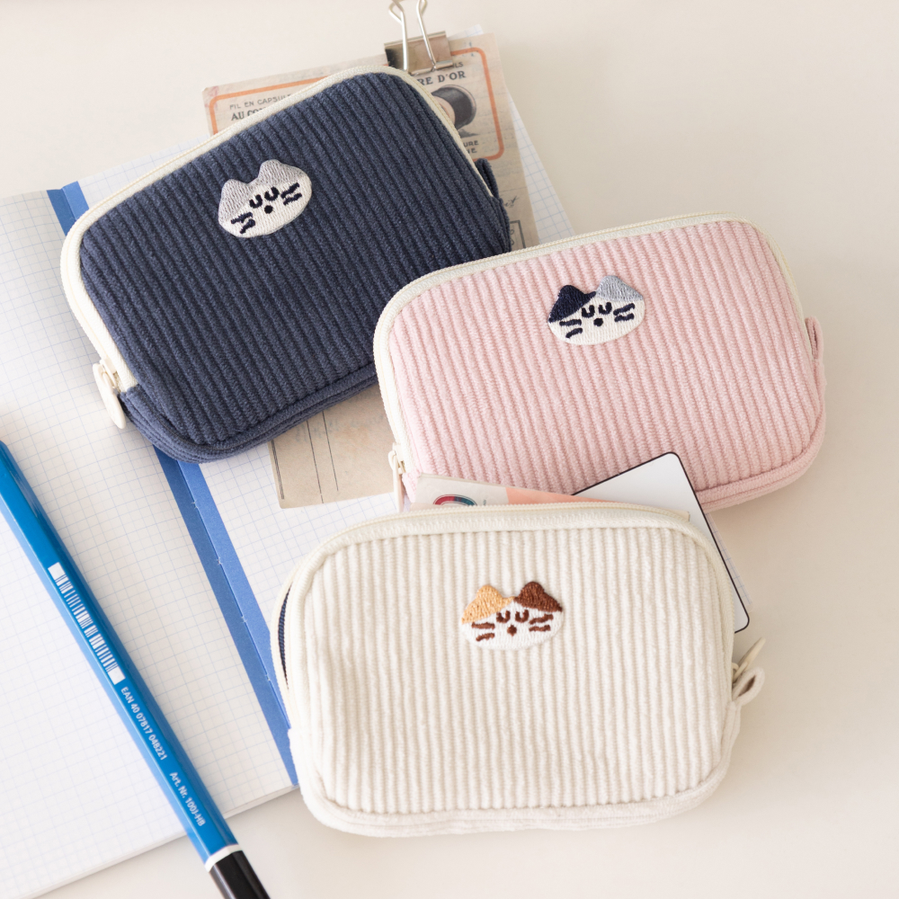 Brunch Brother 모그리 코듀로이 카드지갑