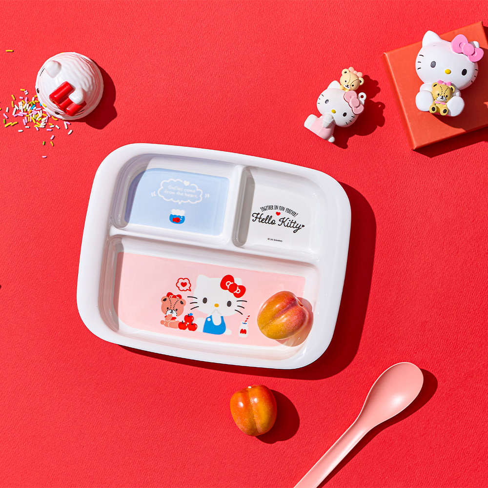 헬로키티 양손 식판