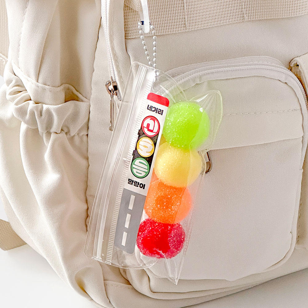 네거리 신호등 말랑이