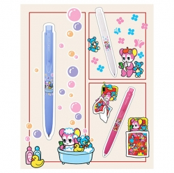 유니볼 시그노 노크식 X 쇼와 쿠마짱 0.38mm (10개 1세트)