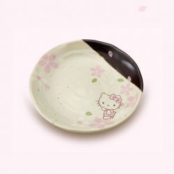 헬로키티 도기접시 (소) 13cm
