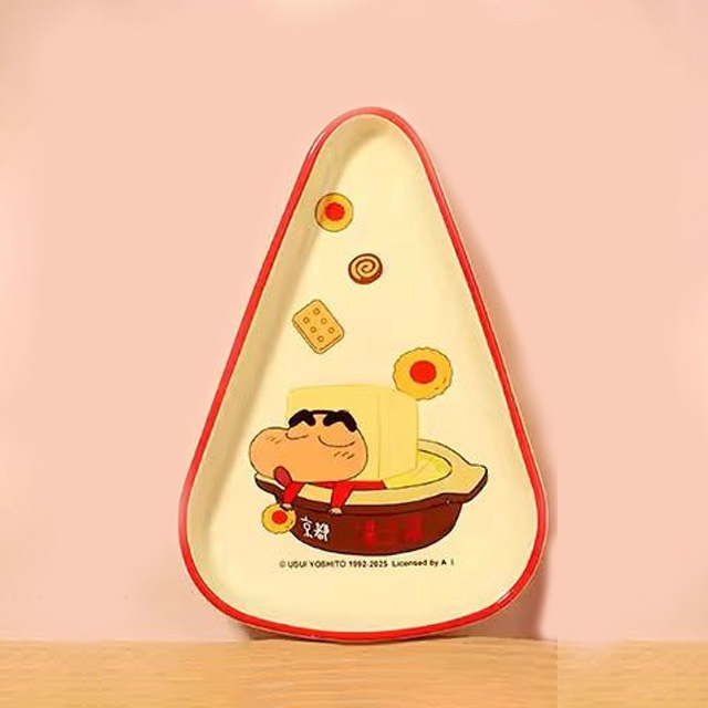 짱구 세라믹 접시_삼각형