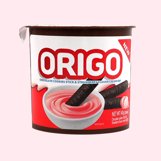 오리고 딸기향 초코 스틱 40g