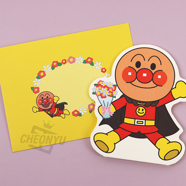 호빵맨과 꽃 다이컷 3D 미니카드