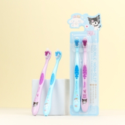 시나모롤 x 쿠로미 더블 논슬립 컬러칫솔 2P