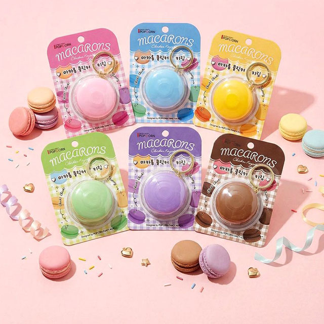 마카롱 클리커 키링 (랜덤발송)