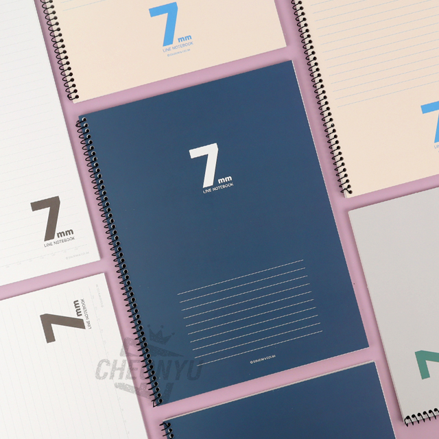 7mm 스프링노트 심플 (5개 1세트)