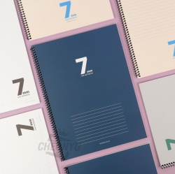 7mm 스프링노트 심플 (5개 1세트)