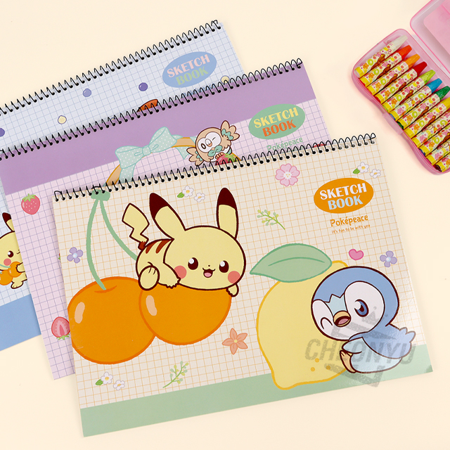 포켓몬 포켓피스 스케치북 2탄 (5개 1세트) (랜덤발송)