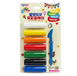 말랑도우 유토클레이 7색