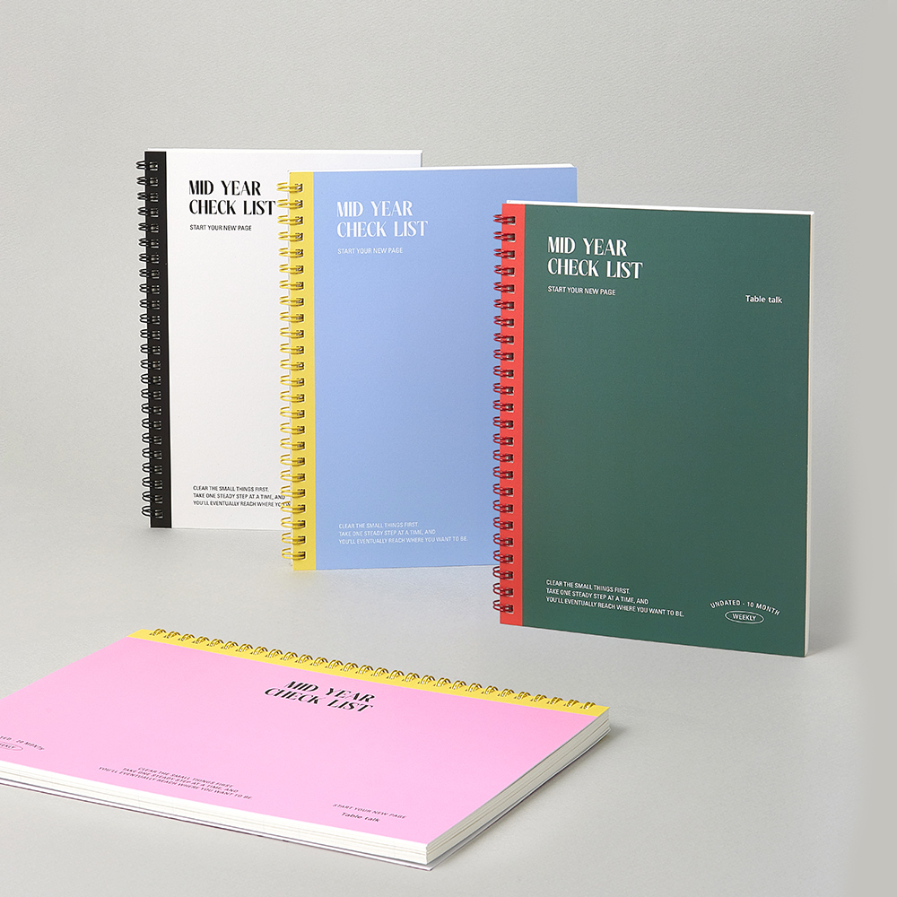 (만년형) 미드이어 체크리스트 위클리 A5