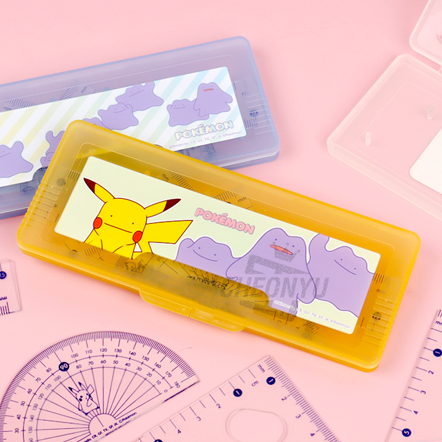 포켓몬 메타몽 삼각자 각도기 세트 (랜덤발송)