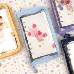 몽알몽알 6공 투명 다이어리 (랜덤)