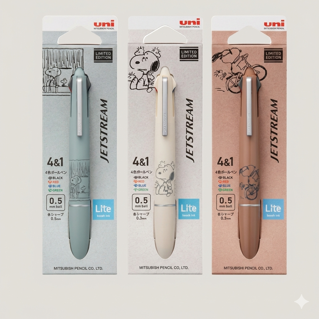 제트스트림 lite 피너츠 4＆1 0.5mm