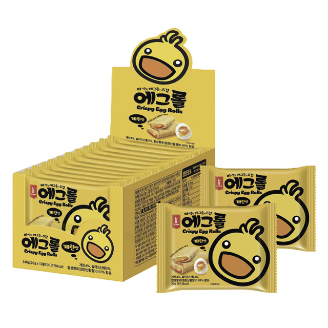 바삭한 에그층 5겹 에그롤(12개 1세트)_계란맛