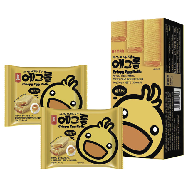바삭한 에그층 5겹 에그롤(4개입)_계란맛
