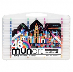 문아트 트윈 아크릴마카 48색 세트
