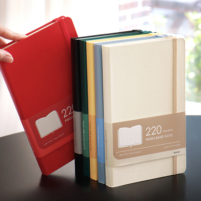 프리즘 220 라인 밴드 노트 (A5 유선 양장)