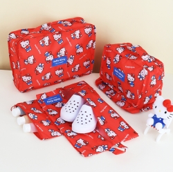 헬로키티 애플 여행용 파우치 5종 세트