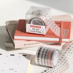 두들 날짜 키스컷 테이프 다꾸 스티커