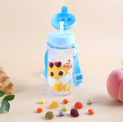 아기상어 흘림방지 빨대물통 350ml