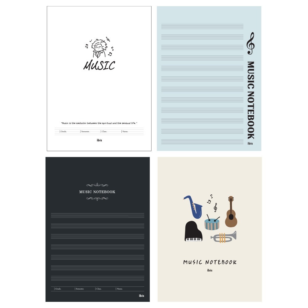 음악 노트 (10개 1세트) (랜덤)