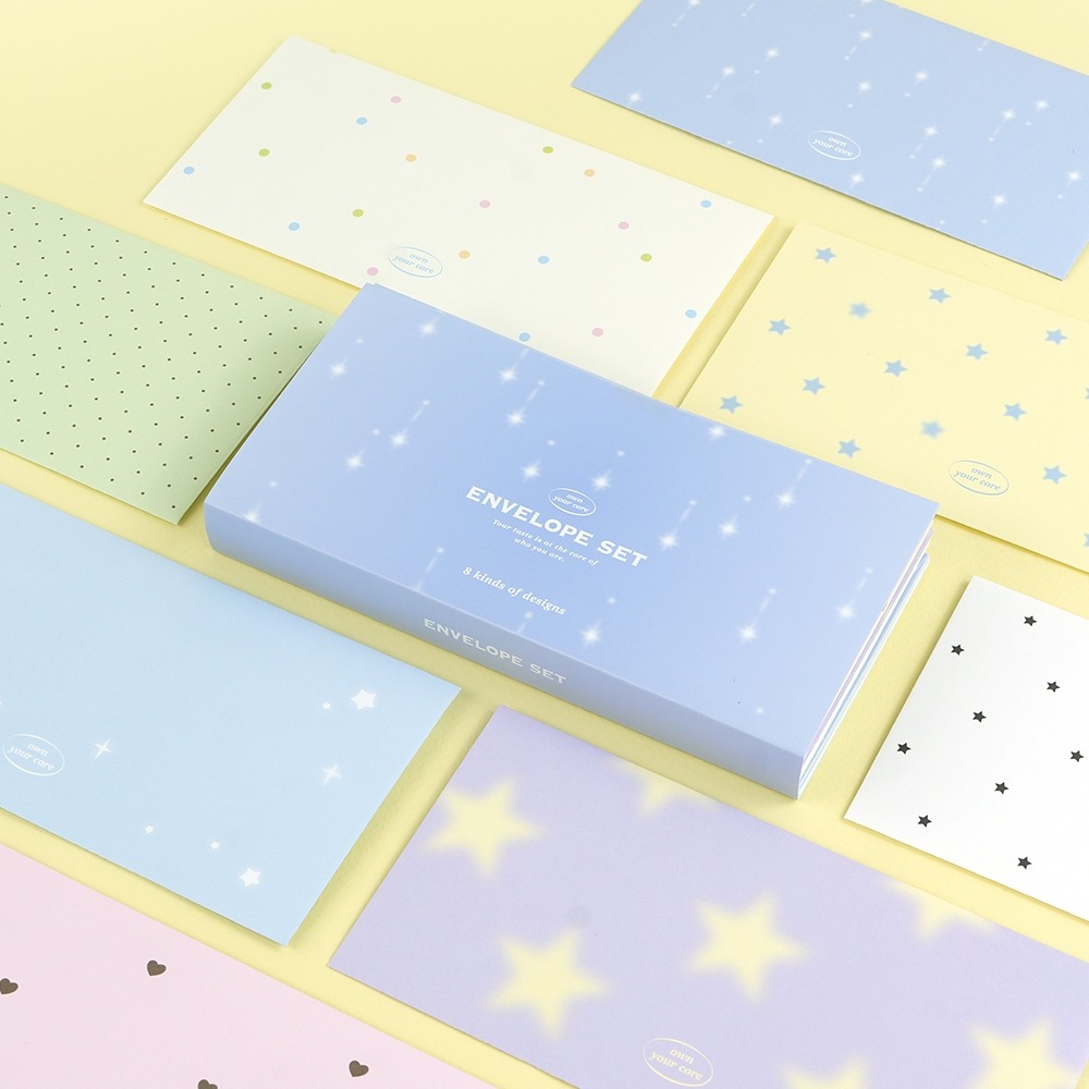 위시 가로봉투 세트