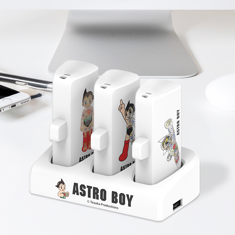 아톰 3in1 도킹형 보조배터리 (3개입)