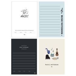 음악 노트 (10개 1세트) (랜덤)