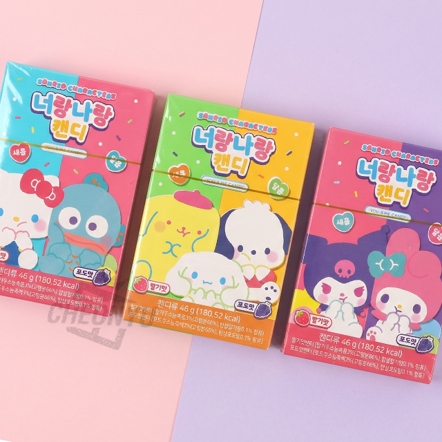 산리오 캐릭터즈 너랑나랑캔디 (랜덤)